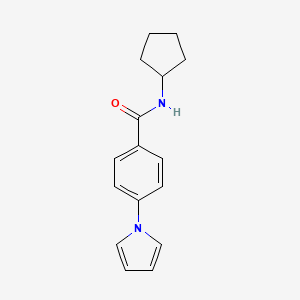 N-cyclopentyl-4-(1H-pyrrol-1-yl)benzamide