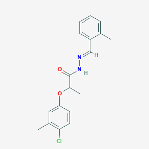 2-(4-chloro-3-methylphenoxy)-N'-(2-methylbenzylidene)propanohydrazide