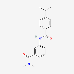 3-[(4-isopropylbenzoyl)amino]-N,N-dimethylbenzamide