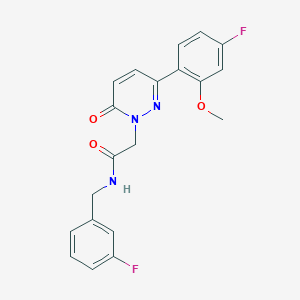 N-(3-fluorobenzyl)-2-[3-(4-fluoro-2-methoxyphenyl)-6-oxopyridazin-1(6H)-yl]acetamide