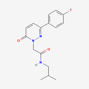 2-[3-(4-fluorophenyl)-6-oxo-1(6H)-pyridazinyl]-N-isobutylacetamide