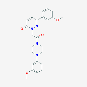 6-(3-methoxyphenyl)-2-{2-[4-(3-methoxyphenyl)piperazino]-2-oxoethyl}-3(2H)-pyridazinone