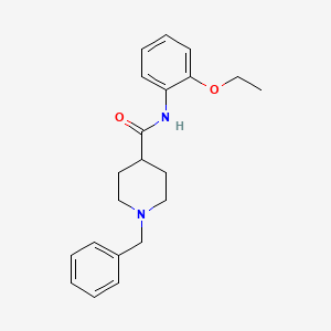 molecular formula C21H26N2O2 B4502383 1-benzyl-N-(2-ethoxyphenyl)-4-piperidinecarboxamide 