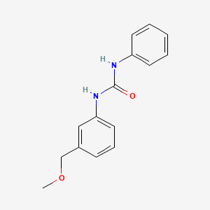 molecular formula C15H16N2O2 B4502397 N-[3-(甲氧基甲基)苯基]-N'-苯基脲 