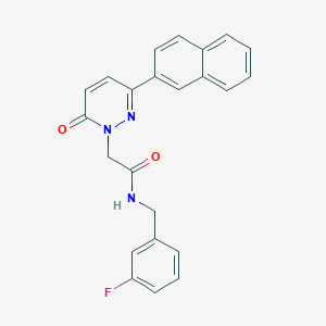 N-(3-fluorobenzyl)-2-[3-(naphthalen-2-yl)-6-oxopyridazin-1(6H)-yl]acetamide