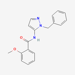 N-(1-benzyl-1H-pyrazol-5-yl)-2-methoxybenzamide