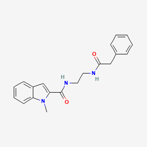 molecular formula C20H21N3O2 B4502497 1-methyl-N-{2-[(phenylacetyl)amino]ethyl}-1H-indole-2-carboxamide 