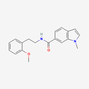 N-[2-(2-methoxyphenyl)ethyl]-1-methyl-1H-indole-6-carboxamide