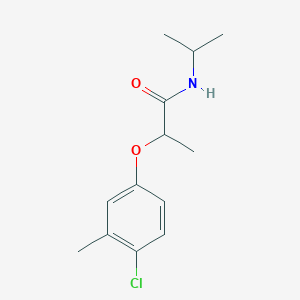 2-(4-chloro-3-methylphenoxy)-N-isopropylpropanamide