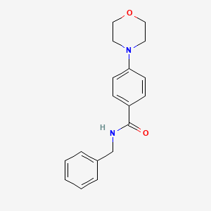 N-benzyl-4-(4-morpholinyl)benzamide