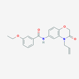 3-ethoxy-N-[3-oxo-4-(prop-2-en-1-yl)-3,4-dihydro-2H-1,4-benzoxazin-6-yl]benzamide