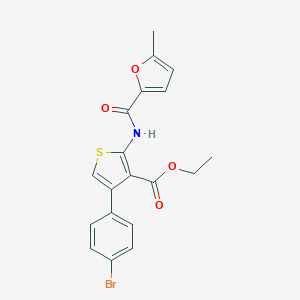 Ethyl 4-(4-bromophenyl)-2-[(5-methyl-2-furoyl)amino]-3-thiophenecarboxylate