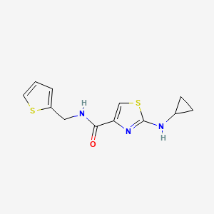 2-(cyclopropylamino)-N-(2-thienylmethyl)-1,3-thiazole-4-carboxamide