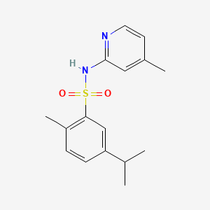 5-isopropyl-2-methyl-N-(4-methyl-2-pyridinyl)benzenesulfonamide