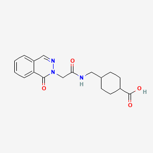 TRANS-4-({[(1-OXOPHTHALAZIN-2(1H)-YL)ACETYL]AMINO}METHYL)CYCLOHEXANECARBOXYLIC ACID