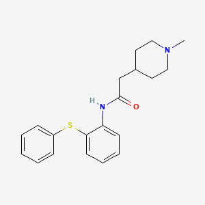 2-(1-methyl-4-piperidinyl)-N-[2-(phenylthio)phenyl]acetamide