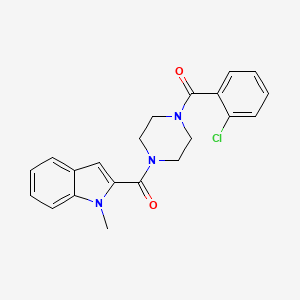 (2-chlorophenyl){4-[(1-methyl-1H-indol-2-yl)carbonyl]piperazin-1-yl}methanone