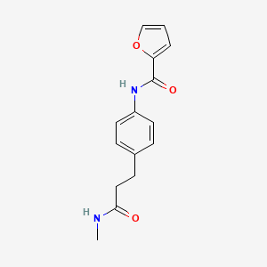 N-{4-[3-(methylamino)-3-oxopropyl]phenyl}-2-furamide