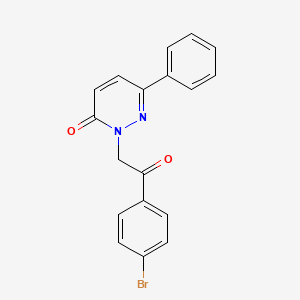 2-[2-(4-bromophenyl)-2-oxoethyl]-6-phenylpyridazin-3(2H)-one