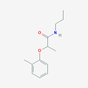 molecular formula C13H19NO2 B4503072 2-(2-methylphenoxy)-N-propylpropanamide 