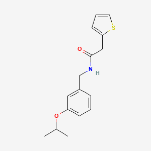 N-(3-isopropoxybenzyl)-2-(2-thienyl)acetamide