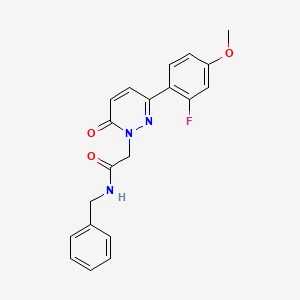 N-benzyl-2-(3-(2-fluoro-4-methoxyphenyl)-6-oxopyridazin-1(6H)-yl)acetamide