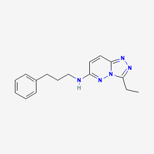 3-ethyl-N-(3-phenylpropyl)[1,2,4]triazolo[4,3-b]pyridazin-6-amine