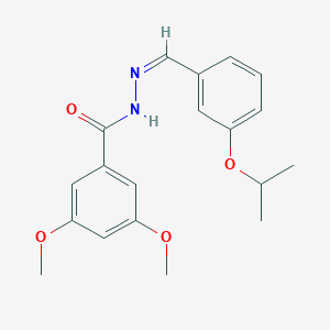 N'-(3-isopropoxybenzylidene)-3,5-dimethoxybenzohydrazide