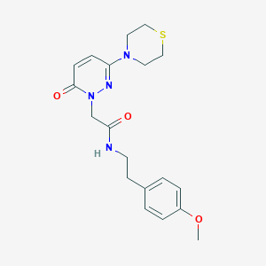 N-[2-(4-methoxyphenyl)ethyl]-2-[6-oxo-3-(thiomorpholin-4-yl)pyridazin-1(6H)-yl]acetamide