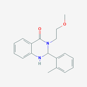 3-(2-methoxyethyl)-2-(2-methylphenyl)-2,3-dihydro-4(1H)-quinazolinone