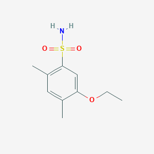 molecular formula C10H15NO3S B4503334 5-ethoxy-2,4-dimethylbenzenesulfonamide 