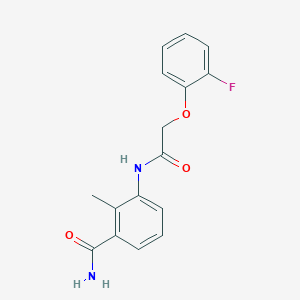 3-{[(2-fluorophenoxy)acetyl]amino}-2-methylbenzamide