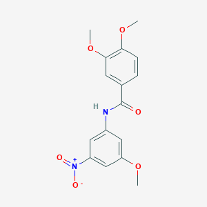 3,4-dimethoxy-N-(3-methoxy-5-nitrophenyl)benzamide