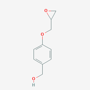 molecular formula C10H12O3 B045037 2-{[4-(Hydroxymethyl)phenoxy]methyl}oxirane CAS No. 4204-78-8