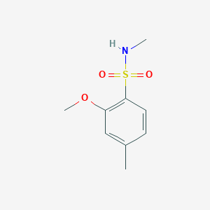 molecular formula C9H13NO3S B4503708 2-methoxy-N,4-dimethylbenzenesulfonamide 