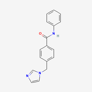 4-(imidazol-1-ylmethyl)-N-phenylbenzamide