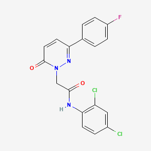 N-(2,4-dichlorophenyl)-2-(3-(4-fluorophenyl)-6-oxopyridazin-1(6H)-yl)acetamide