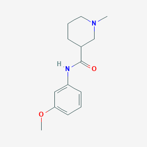 molecular formula C14H20N2O2 B4503779 N-(3-methoxyphenyl)-1-methyl-3-piperidinecarboxamide 