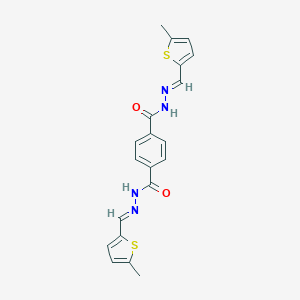 N'~1~,N'~4~-bis[(5-methyl-2-thienyl)methylene]terephthalohydrazide