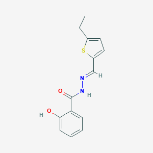 N'-[(5-ethyl-2-thienyl)methylene]-2-hydroxybenzohydrazide