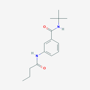 N-(tert-butyl)-3-(butyrylamino)benzamide