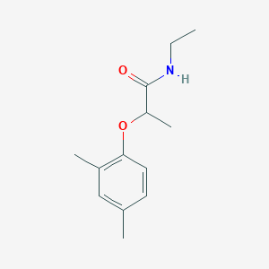 molecular formula C13H19NO2 B4503856 2-(2,4-二甲基苯氧基)-N-乙基丙酰胺 