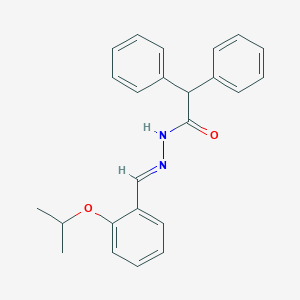 molecular formula C24H24N2O2 B450386 N'-(2-isopropoxybenzylidene)-2,2-diphenylacetohydrazide 