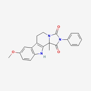 8-methoxy-11b-methyl-2-phenyl-5,6,11,11b-tetrahydro-1H-imidazo[5,1-a]beta-carboline-1,3(2H)-dione