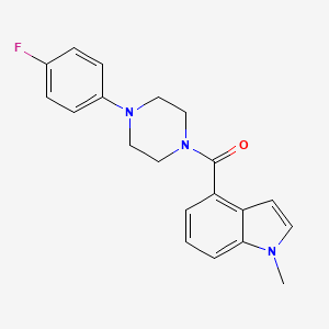 (4-(4-fluorophenyl)piperazin-1-yl)(1-methyl-1H-indol-4-yl)methanone