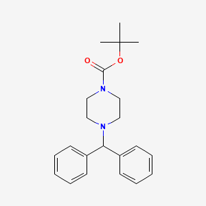 molecular formula C22H28N2O2 B4503971 叔丁基4-(二苯甲基)-1-哌嗪羧酸酯 