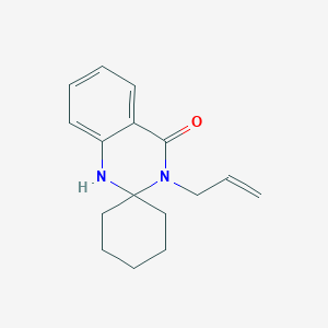 molecular formula C16H20N2O B4503979 3'-烯丙基-1'H-螺[环己烷-1,2'-喹唑啉]-4'(3'H)-酮 