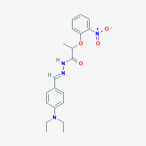 N'-[4-(diethylamino)benzylidene]-2-{2-nitrophenoxy}propanohydrazide