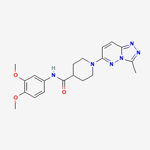 N-(3,4-dimethoxyphenyl)-1-(3-methyl[1,2,4]triazolo[4,3-b]pyridazin-6-yl)-4-piperidinecarboxamide