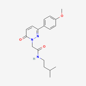 2-[3-(4-methoxyphenyl)-6-oxopyridazin-1(6H)-yl]-N-(3-methylbutyl)acetamide